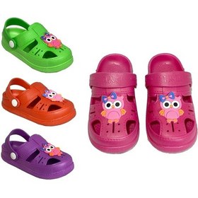 Resim Daye Bk1001Kaydırmaz Baykuş Desenli Çocuk Sandalet Terlik 