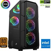Resim Xaser XSR677 I5 13400F 16GB Ram 512GB M.2 Nvme SSD 12GB RTX4070 Super 24" 180Hz Curved Oyun Bilgisayarı 