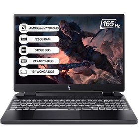 Resim Acer Nitro 16 AN16-41 NH.QLJEY.003-32 R7-7840HS 32 GB 512 GB SSD RTX4070 16" Dos WQXGA Dizüstü Bilgisayar 