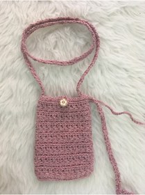 Resim Merve ÖZTÜRK Kadın/genç Telefon Çantası %100 El Emeği Mini Çanta 