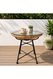 Resim Evinizin Atölyesi Camlı Masa, Bistro Masa, Balkon Masası 
