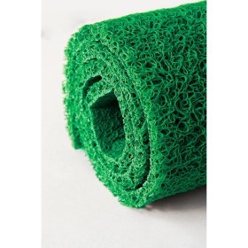 Resim Karmaşık Paspas Yeşil Kıvırcık Paspas (En 120CM Boy Istenilen Her Ölçüde Kesilebilir) 