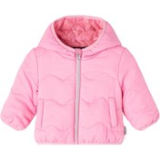 Resim Name İt Pembe Kız Bebek Fermuarlı Uzun Kollu Uzun Düz Mont NBFMAGGY JACKET PB 