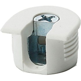 Resim Doruk Mesan Kilitli Rafix Bağlantı Beyaz + Vida 10 Adet 