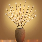 Resim 20 LED Dal Peri Işıkları - Düğünler, Doğum Günleri ve Noel için Şık İç Mekan Dekoru - Sıcak Parıltılı Plastik Dallar (Piller Dahil Değildir), Etkinlik Ortam Aydınlatması | Sıcak Parıltılı Aydınlatma | Dayanıklı Peri Işıkları, Peri Parti Süslemeleri 