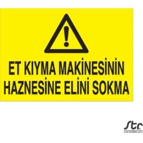 Resim Technopa Et Kıyma Makinesinin Haznesine Elini Sokma 30 x 40 cm 