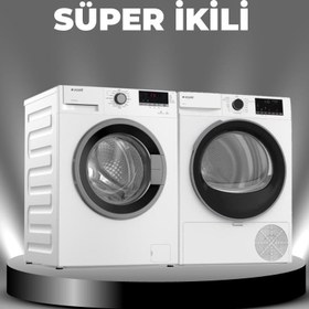 Resim Arçelik Çamaşır & Kurutma Makinesi Paketi 16 (9100 DMX - 900 KMX) 