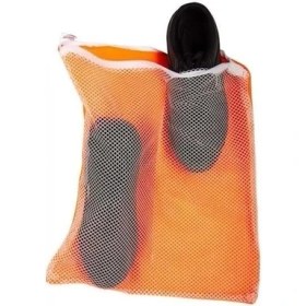 Resim Buffer® Çamaşır Makinesi Içinde Ayakkabı Terlik Yıkama Filesi Fermuarlı 