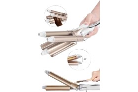 Resim Aylina Mey Ithalat® Wag Maşa Yeni Nesil Yüksek Isı Ayarlı Seramik Kaplama Saç Şekillendirici Doğal Bukle 