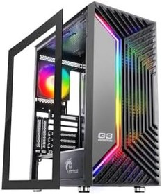 Resim Green Griffin G3 Plus Argb Gaming Bilgisayar Kasası (4×120MM Fan + Tempered Cam) – 800W 80+ Bronze Psu Dahil 