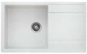 Resim Unixton Beyaz 50x86 cm Pan Granit Eviye (PAN-86-B) 