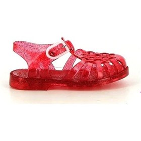 Resim Meduse Sun Cerise Paillete - Kırmızı Kız Çocuk Sandalet 
