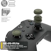 Resim Szaerfa Xbox One Xbox Series X Serisi S için 6 Parça Denetleyici Başparmak Kavrama Joystick Şapkası, Silikon Thumbstick Kavrama Kapağı (Yeşil) 
