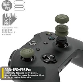 Resim Szaerfa Xbox One Xbox Series X Serisi S için 6 Parça Denetleyici Başparmak Kavrama Joystick Şapkası, Silikon Thumbstick Kavrama Kapağı (Yeşil) 