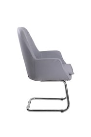 Resim Herkese Mobilya Breda Krom Deri Misafir Koltuğu Bekleme Koltuğu Ofis Koltuğu Büro Koltuğu 