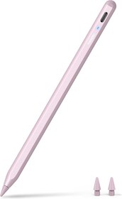 Resim Metapen Kalem A8 iPad 2018-2025 ile Uyumlu, 2X Daha Hızlı Şarj, Avuç İçi Reddi, Eğim Hassasiyeti Stylus Kalem Apple iPad 11/10/9/8/7/6 Gen iPad Pro M4/12.9/11'' iPad Air 3.-7. iPad Mini 5./6. Pembe 