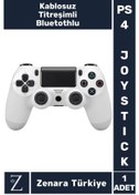 Resim 4 Kablosuz Bluetooth Titreşimli Ps 4/pc Uyumlu Playstation 4 Wireless Joystick Oyun Kolu 