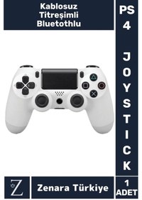 Resim 4 Kablosuz Bluetooth Titreşimli Ps 4/pc Uyumlu Playstation 4 Wireless Joystick Oyun Kolu 