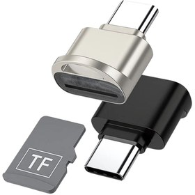 Resim Foxyn FXN-H2 OTG USB-C Micro SD Dizüstü Bilgisayarlar Akıllı Telefonlar TF Kart Okuyucu 