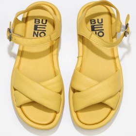 Resim Bueno Shoes Sarı Deri Kadın Sandalet 01wu5901 