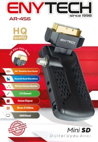 Resim Nikadu Tüplü Tv Uyumlu Scart Reciever Mini Göz Böcek Uydu 