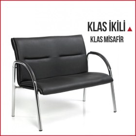Resim CLAS İKİLİ BEKLEME KOLTUK''OFİS BEKLEME SANDALYESİ''İKİ KISILIK 