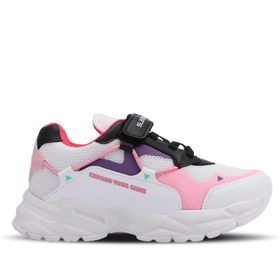 Resim Slazenger KEKOA IN Kız Çocuk Sneaker Ayakkabı Beyaz / Pembe 