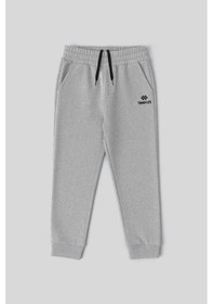 Resim Tommylife Gri Melanj Standart Fit Manşetli İnce Erkek Çocuk Eşofman Alt - 11062 Gri Melanj 