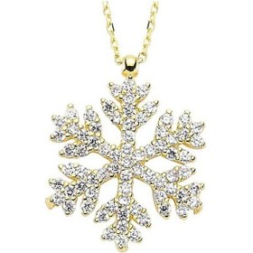 Resim Bilezikhane Kar Tanesi Kolye 2,95 Gram 14 Ayar Altın 