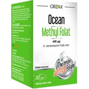 Resim ORZAX Ocean Mehtyl Folat 30 Tablet 
