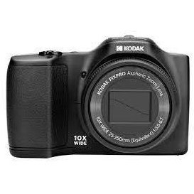 Resim Kodak FZ102BK-Siyah 16 Mp CCD Sensör 2.7" Ekran 10X Optik Zoom Hd720P Lityum İnn Pil 