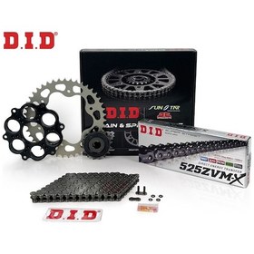 Resim Dıd Zincir Dişli Seti Ducatı Monster R / S 1200 Cc 2014-2020 / Zincir : Dıd-525zvm-x Çelik -108 / Dişli: Jt 15t - Sunstar 41t 