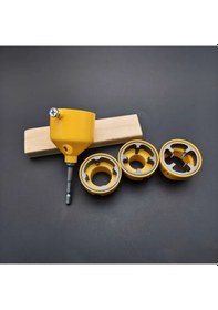 Resim Fochsia Matkap İçin Su Borusu Diş Açma Seti 4lü Ppr Evye Dayanıklı Plastik Metal 