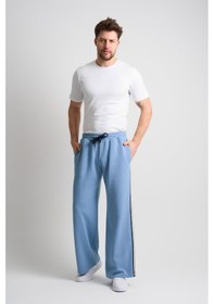 Resim Alexandergardı Geniş Paça Cepli Eşofman Altı Açık Mavi 