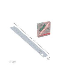 Resim Mey İthalat Maket Bıçağı Yedek Bıçağı 80x9 Mm İnce Yedek 10 Adet 