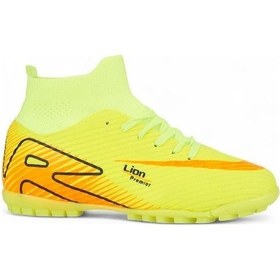 Resim Celira Lio Sarı Çoraplı Erkek Futbol Halısaha Ayakkabı Sarı 