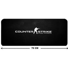 Resim Appa Counter Strike Oyuncu Mouse Pad 70x30 Cm Kaymaz Dikişli - 