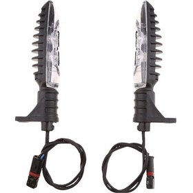 Resim Dianziye Bmw Motosiklet R1200gs F800 F650gs F700gs İçin Led Ön Sinyal Lambası Seti Sürekli Açık Şeffaf Lens Amber Sarı Işık 2 Adet 