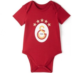 Resim Gsstore Galatasaray 5 Yıldız Bebek Body B251410 Kırmızı 