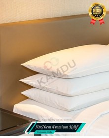 Resim 3 Adet Premium 50x70cm Fermuarlı Yastık İç Kılıf, Pamuklu Yastık Şiltesi, Yastık Kılıfı, 