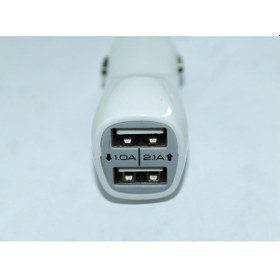 Resim Araba Çakmaklık Şarj Cihazı 2 Usb Girişli 