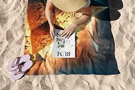 Resim Mikrofiber Teknolojisi ile Üretilen Hafif ve Kum Tutmayan Plaj Havlusu – 75X130 – 90x150 Cm 