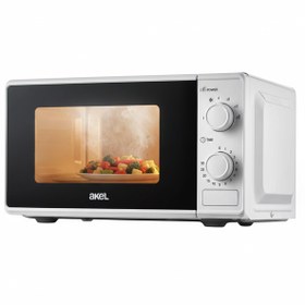 Resim Akel AMD160 20lt 700W Inverter Beyaz Mikrodalga Fırın, 4 Kademeli Isı, Buz Çözdürme, 0-30 Dk Zaman Ayarlı 