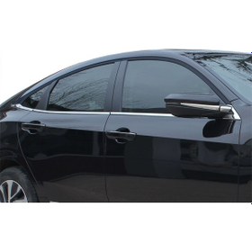 Resim Honda Civic 10 Cam Çıtası 8 Prç Krom 2016 Ve Sonrası 