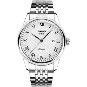 Resim Rogfer Skmeı 9058 Çok Fonksiyonlu Açık Moda Su Geçirmez Çelik Şerit Kuvars Bilek İzle Erkekler Stil Beyaz Çok Renkli Çok Renkli 