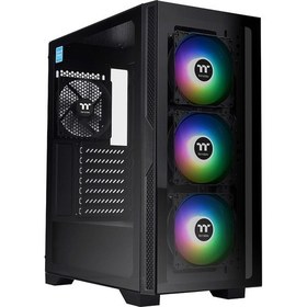 Resim THERMALTAKE versa t25 550w 80+ argb 3x120mm fan tempered glass pencereli oyuncu kasasi versa t25 550w 80+ argb 3x120mm fan tempered glass pencereli oyuncu kasası