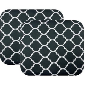 Resim Knsz Oturma Minderi 2 Li Artis&mutlu Viona Kumaş Tel Bar Taburesi Sandalyesi İçin Siyah 