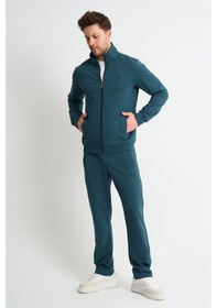 Resim Shooter Sportswear Shooter Premium Rahat Kalıp Mevsimlik Yumuşak Dokulu Erkek Eşofman Takımı Petrol Mavisi 