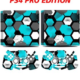 Resim KT Decor Bal Peteği Playstation 4 Full Sticker Kaplama Seti 