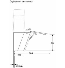 Resim Siemens iQ700 LC91KLT60 90 CM Duvar Tipi Davlumbaz 